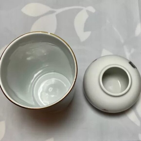 Gerold Porzellan Tettau Bavaria Painted Flower Vases Collectible 2 Piece Set Vtg - Picture 13 of 16